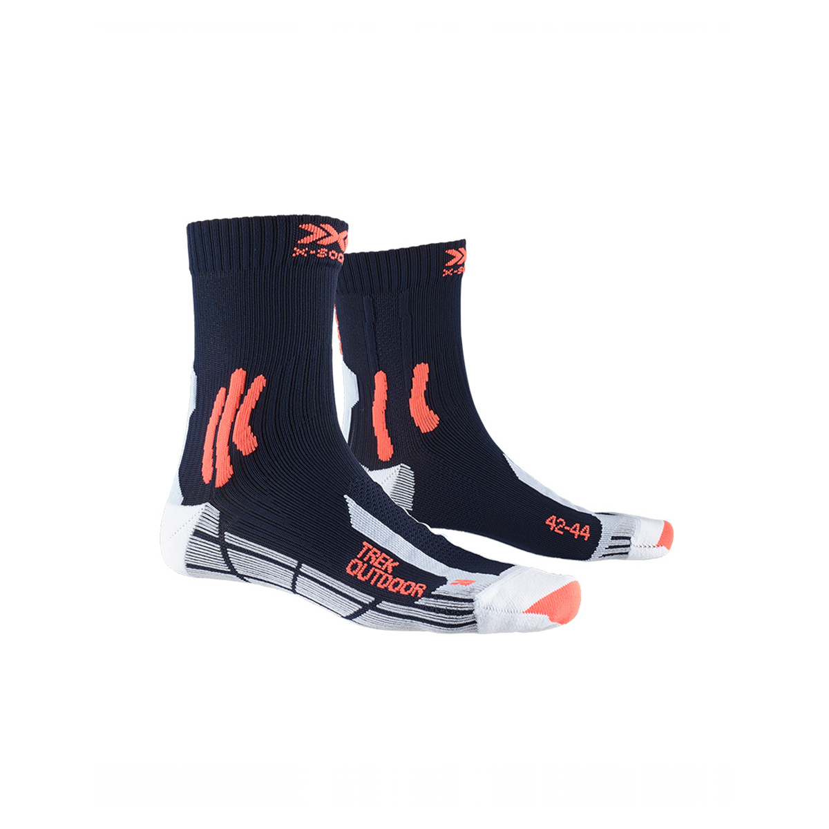 Sosete Unisex X-BIONIC Trek Outdoor Midnight Blue-Kurkuma Orange