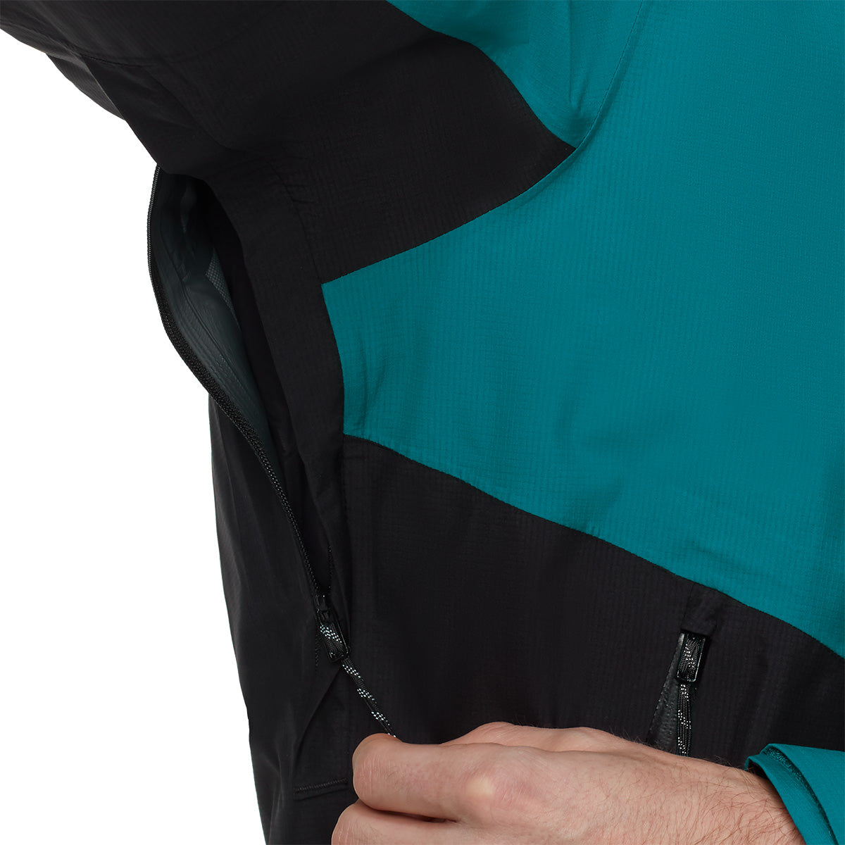 Jacheta Barbati MammutAlto Light 3 In 1 Hs Hooded Deep Teal-Black