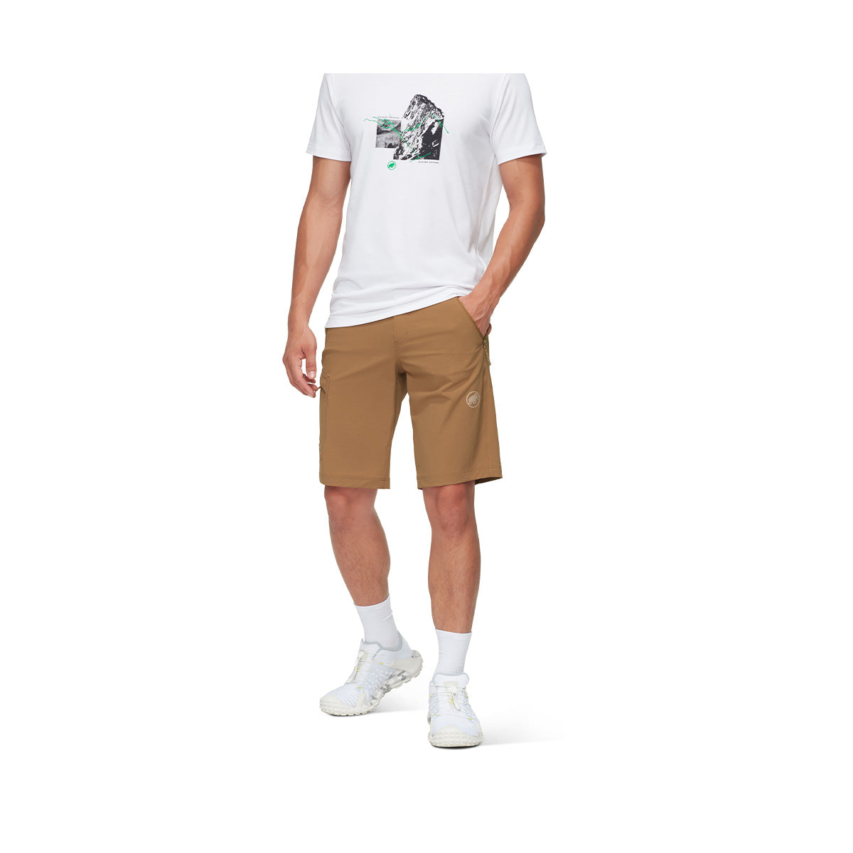 Pantaloni Scurti  Mammut Barbati Runbold IV Claystone