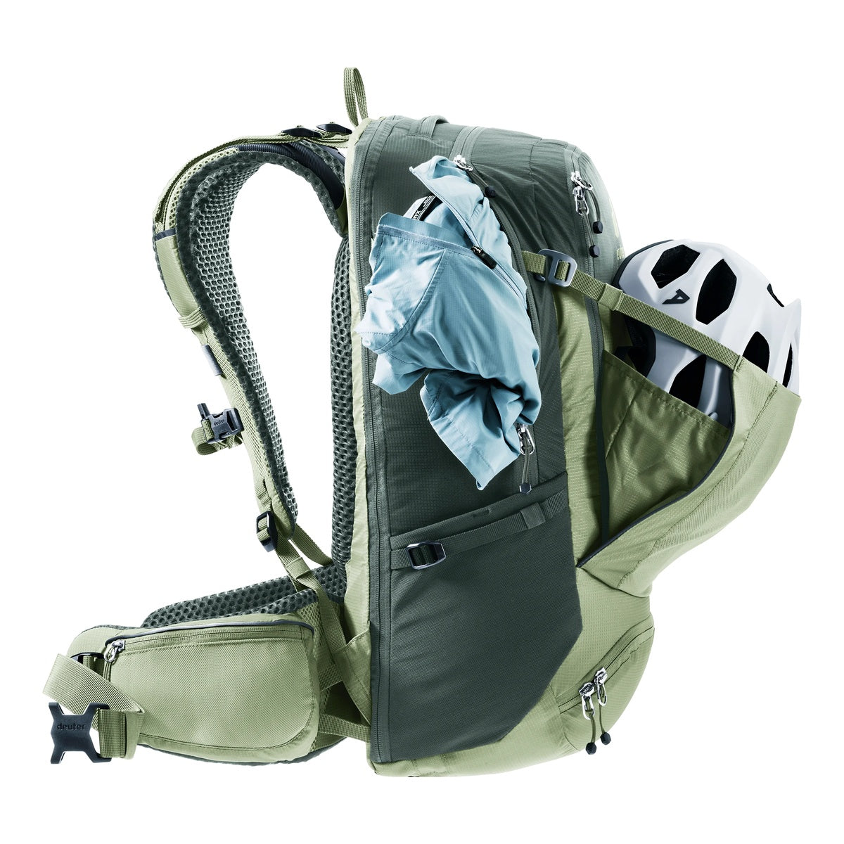 Rucsac Ciclism Barbati Deuter Trans Alpine Pro 28 Grove-Ivy Khaki