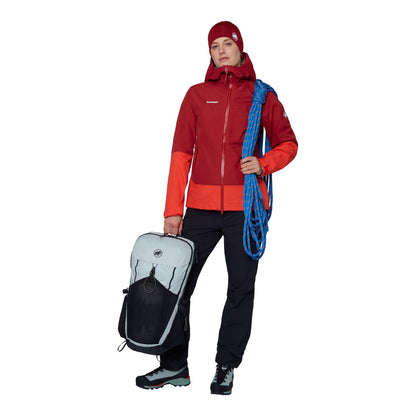 Jacheta Femei Mammut Alto Guide HS Hooded Dark Mammut Red-Mammut Red