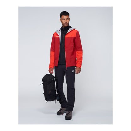 Jacheta Barbati Mammut Alto Guide HS Hooded Dark Mammut Red-Mammut Red