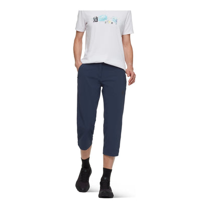 Pantaloni Femei Mammut Hiking V Capri Marine