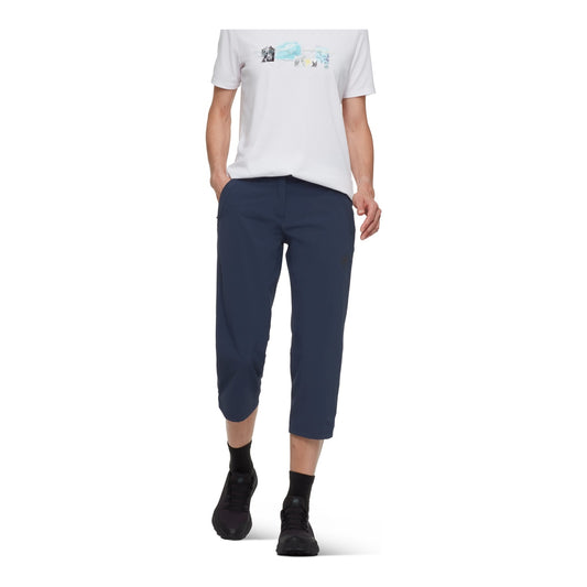 Pantaloni Femei Mammut Hiking V Capri Marine