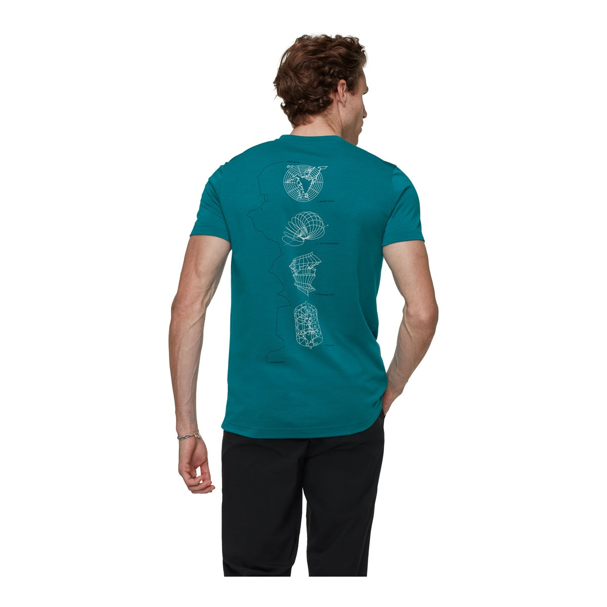 Tricou Barbati Mammut Eiger Deep Teal