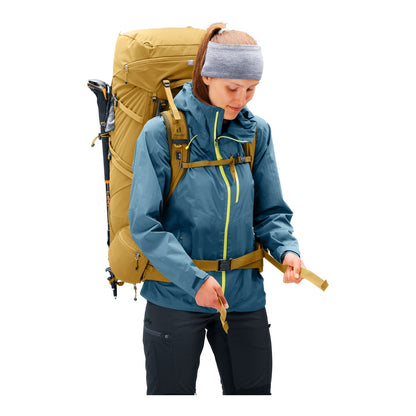 Rucsac Munte Femei Deuter Aircontact Core 55+10 SL Savanna Nori