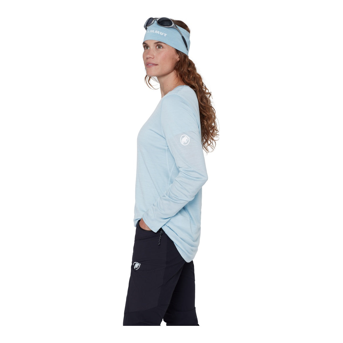Bluza Femei Mammut Tree Wool FL Longsleeve Nebla