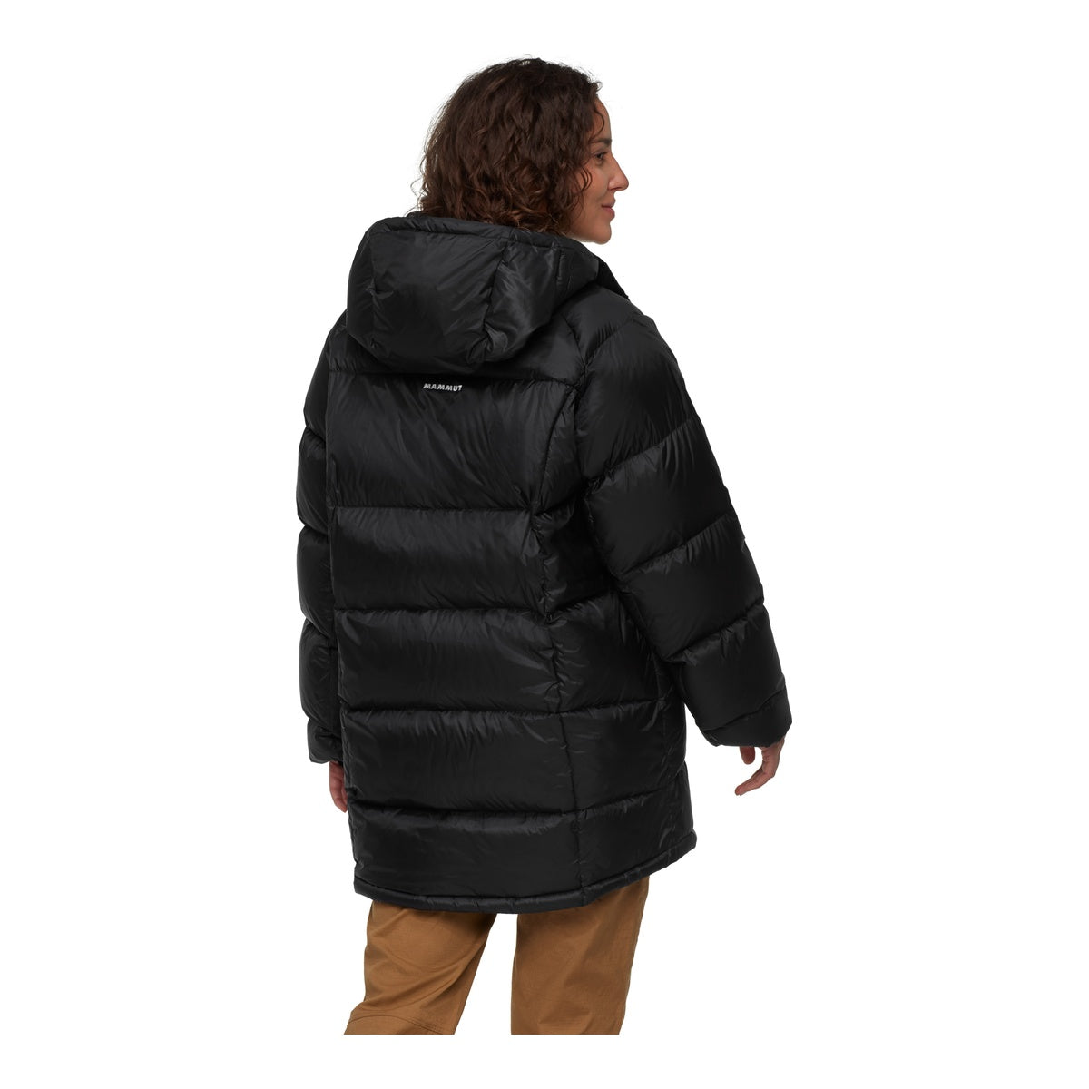 Geaca Puf Femei Mammut Glacier Glow In Hooded Parka Black