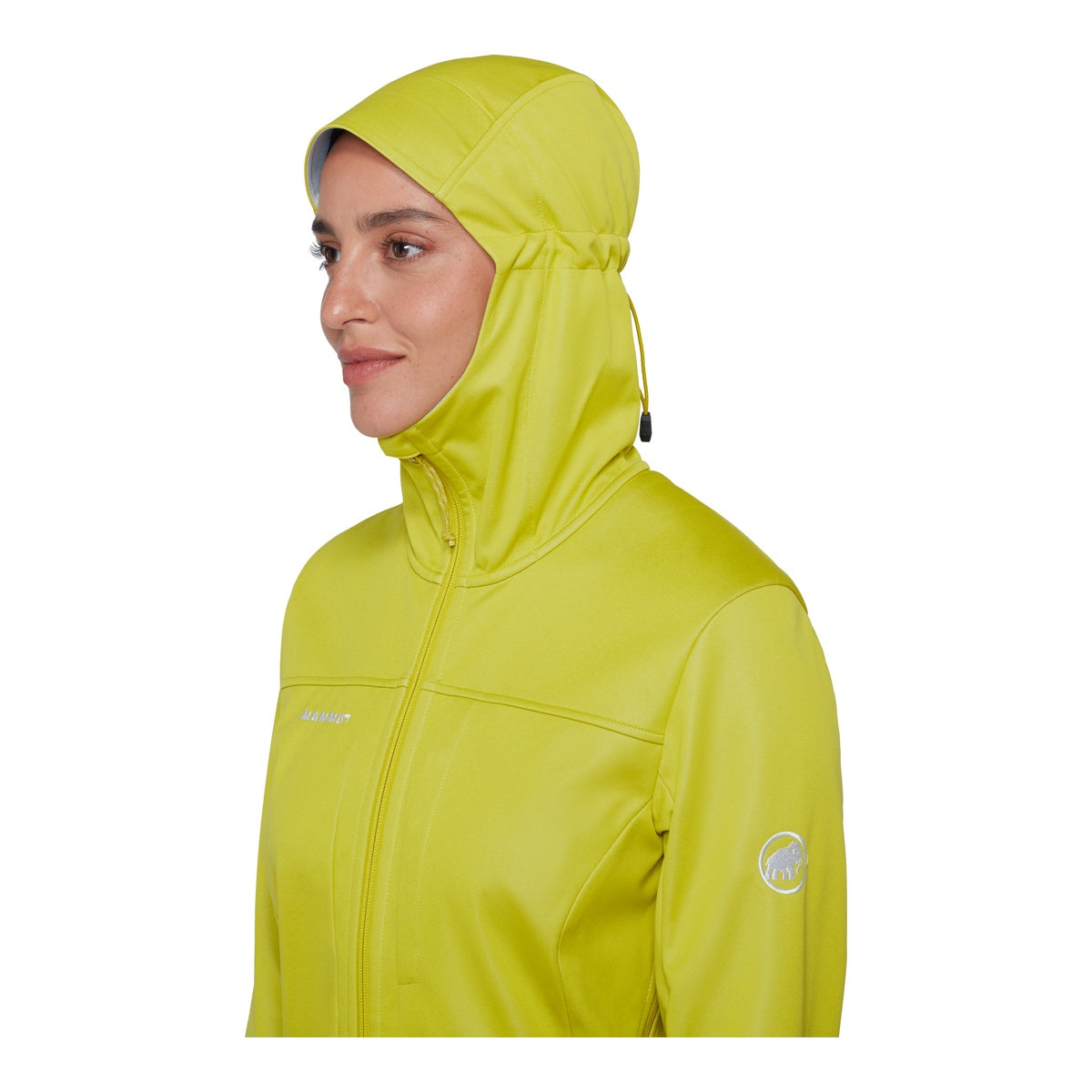 Jacheta Softshell Femei Mammut Ultimate VIII SO Hooded Acacia