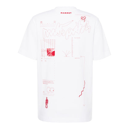 Tricou Barbati Mammut Base Multi-Pitch Alb