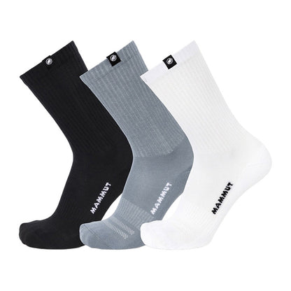 Sosete Mammut Socks Everyday Crew 3 Pack Black-Strata-White