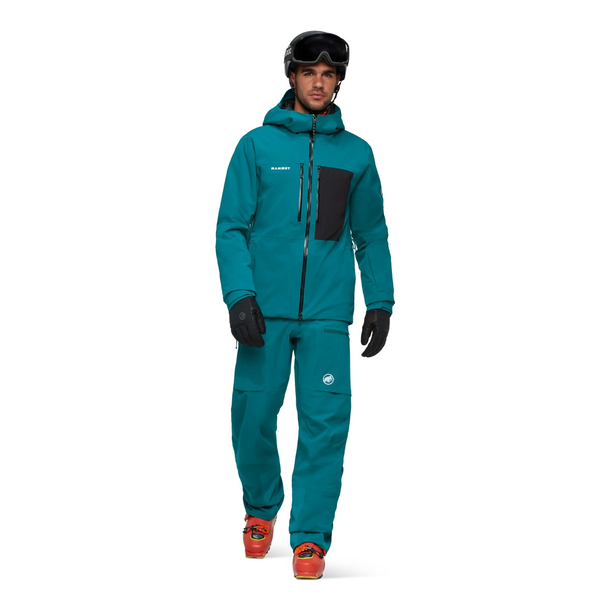 Geaca Schi Barbati Mammut Stoney HS Thermo Hooded Green