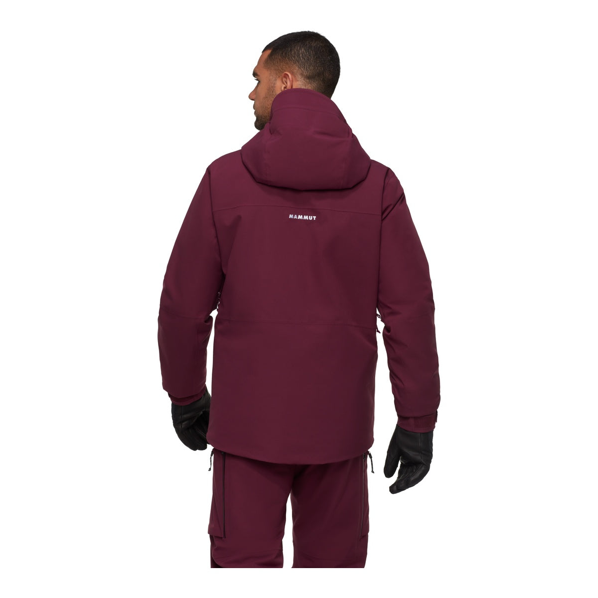 Geaca Schi Barbati Mammut Stoney HS Thermo Hooded Burgundy