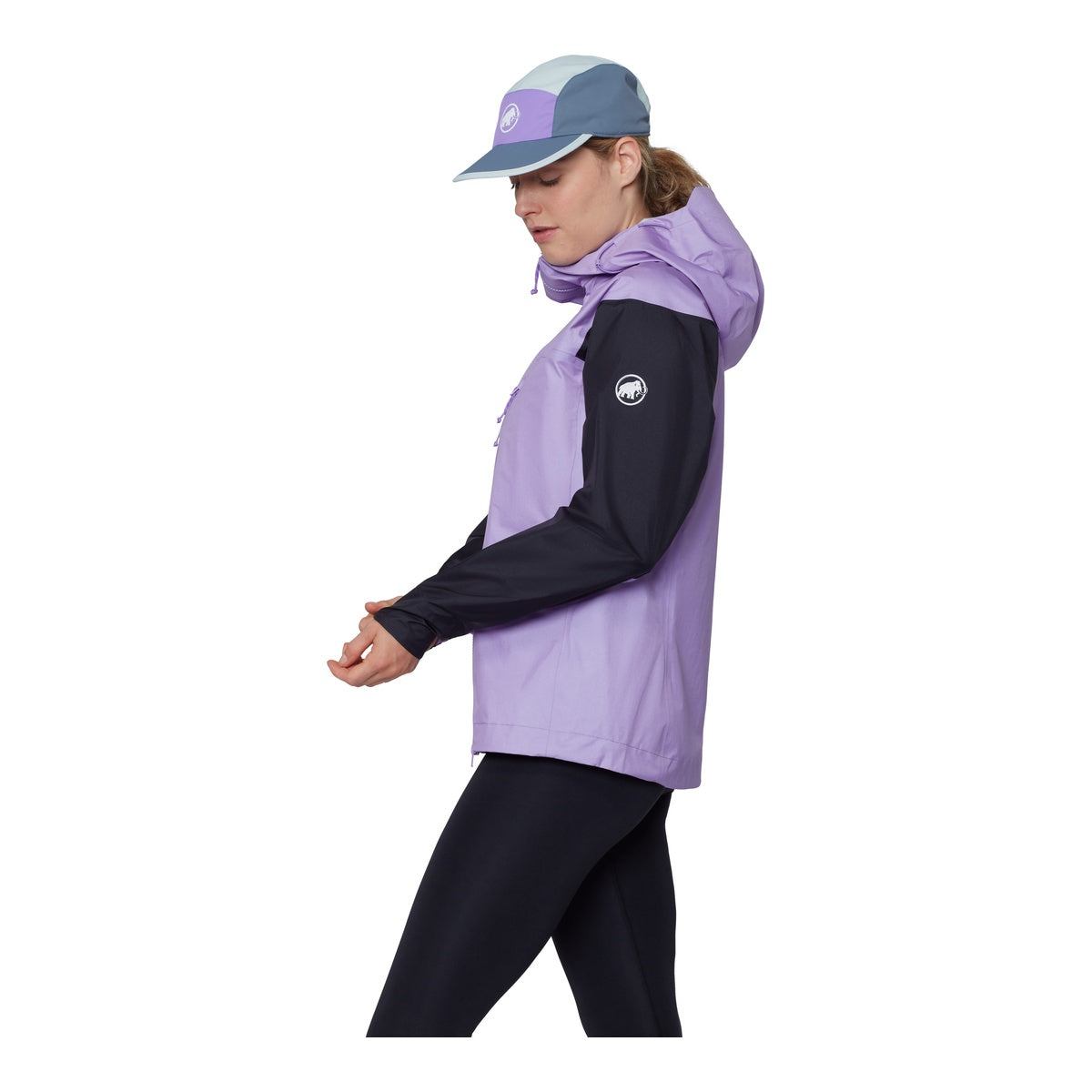 Jacheta Femei Mammut Taiss Light HS Hooded Lavandin-Black