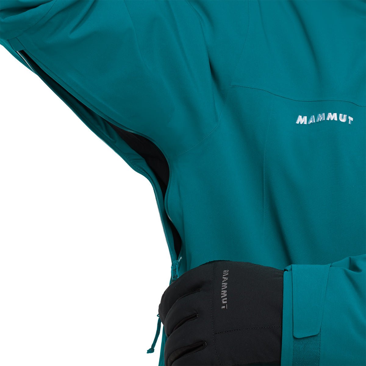 Jacheta Schi Barbati Mammut Stoney Hs Thermo Hooded Deep Teal-Black