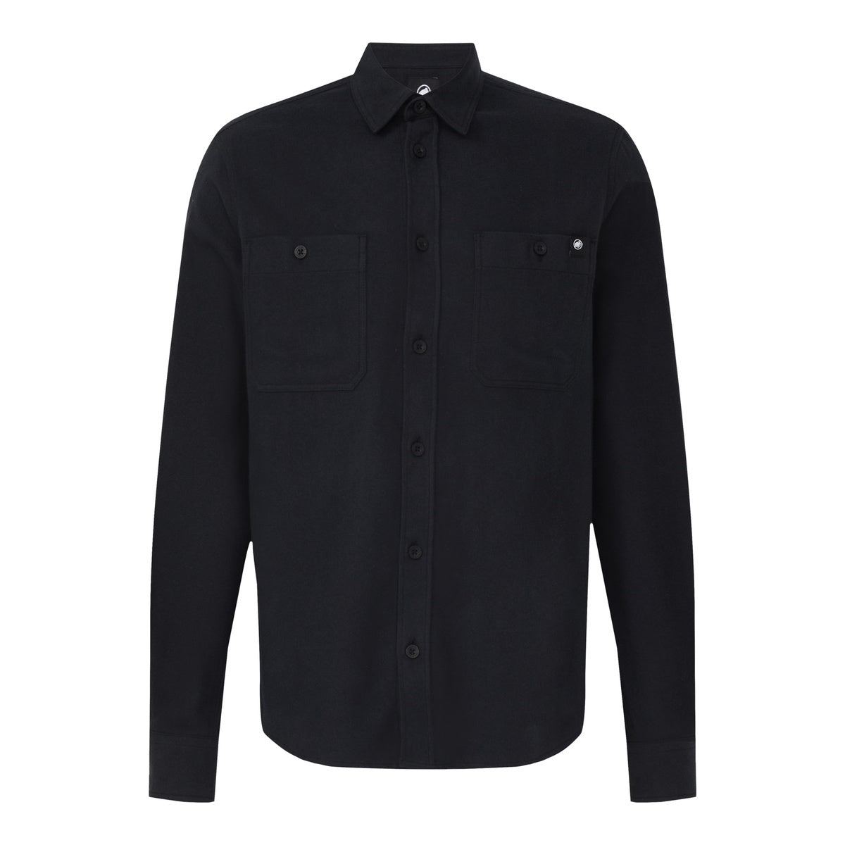 Camasa Barbati Mammut Alvra Plain Longsleeve Black