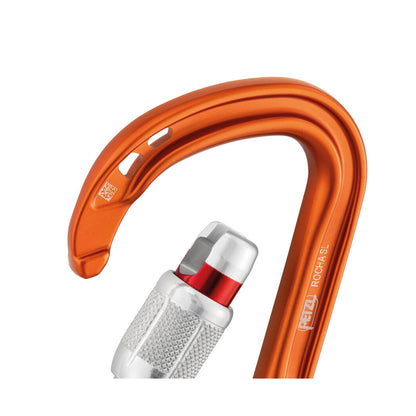 Carabiniera Petzl Rocha Screw-Lock Orange