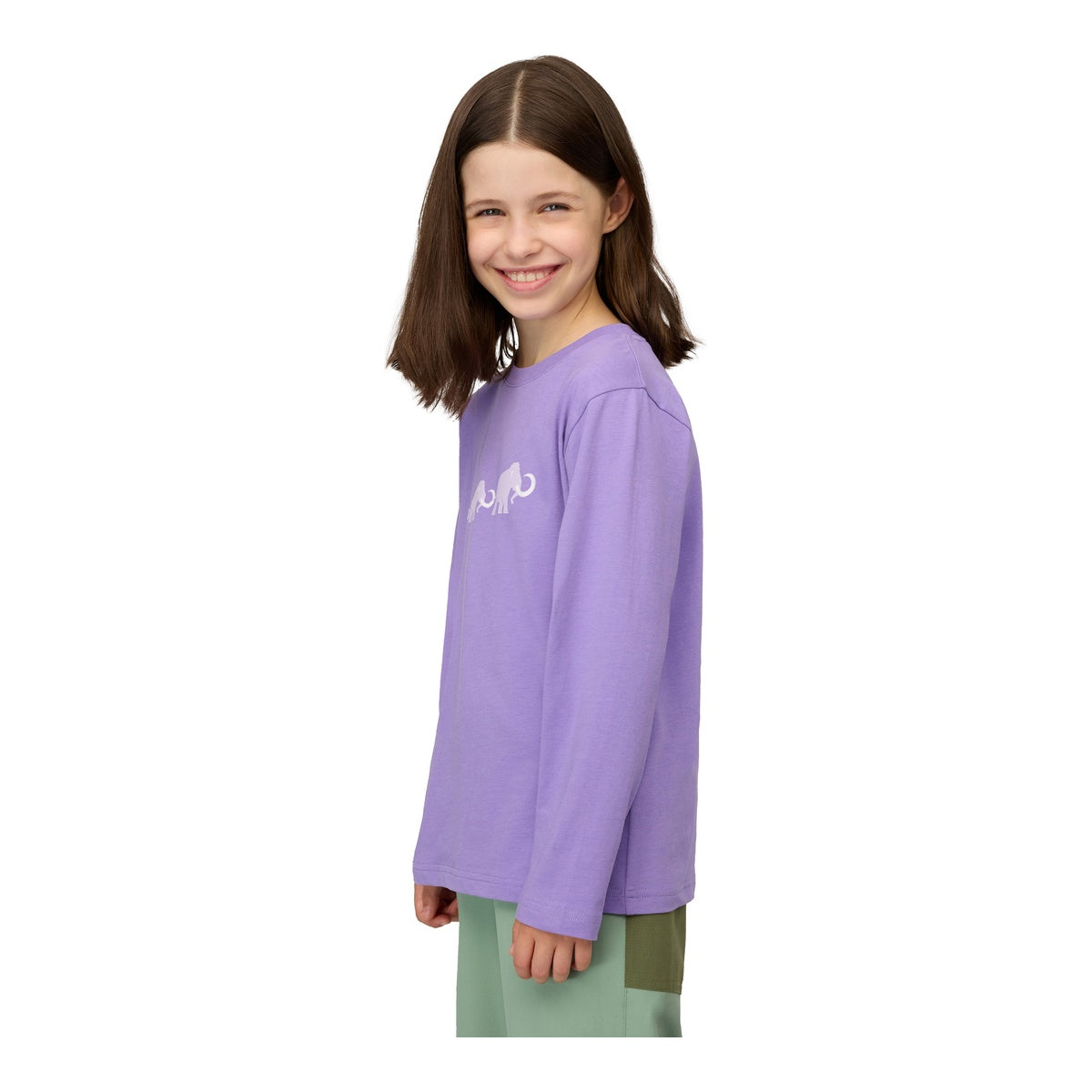 Bluza Copii Mammut Core Longsleeve Logo Lavandin