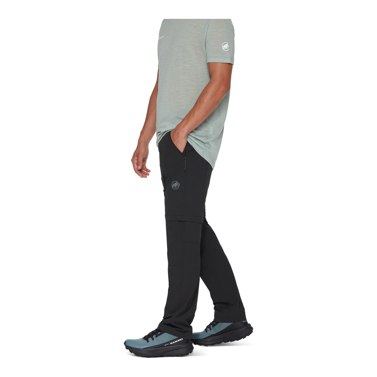 Pantaloni Zip-Off Barbati Mammut Runbold IV Zip Off Black
