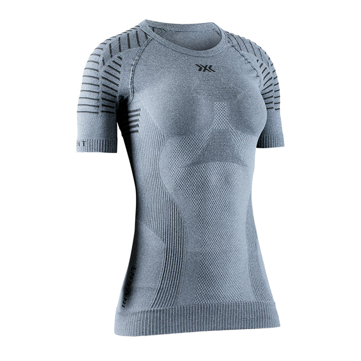 Tricou Femei X-Bionic Invent 4.0 Lt Sh Sl Wmn Grey