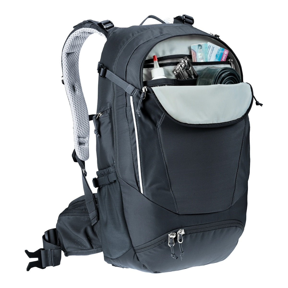 Rucsac Ciclism Barbati Deuter Trans Alpine 24 Black
