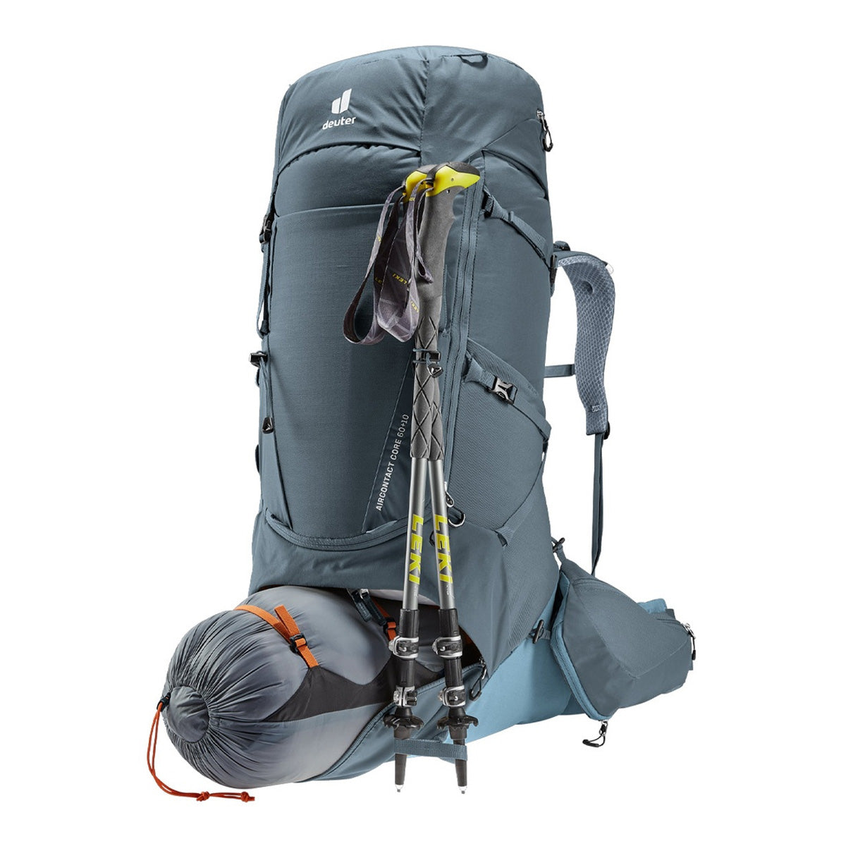 Rucsac Munte Barbati Deuter Aircontact Core 60+10 Graphite-Shale Grey