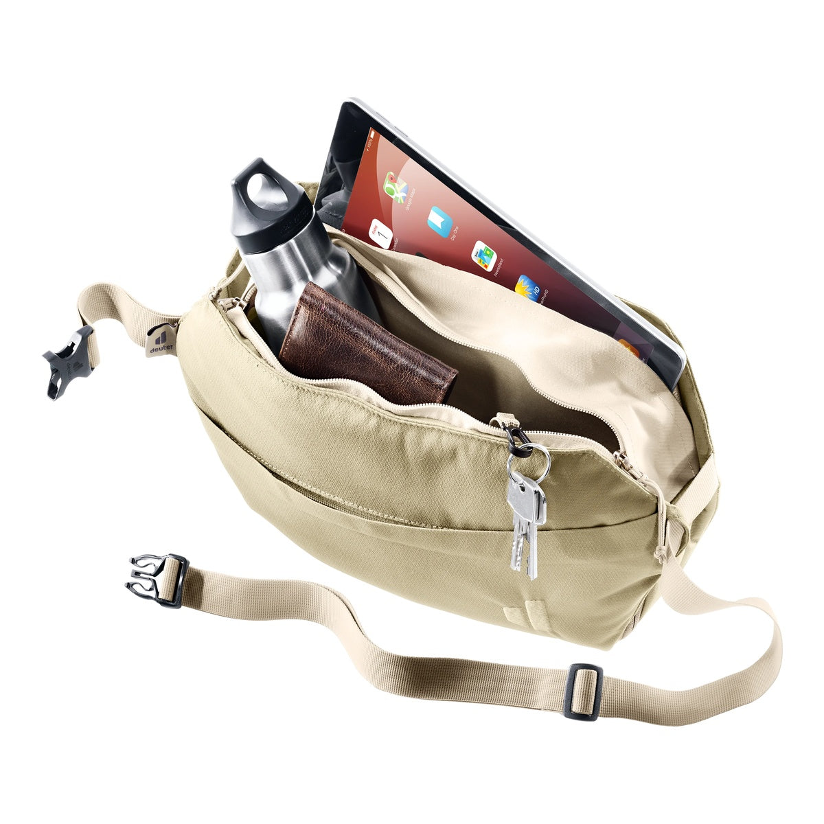Borseta Unisex Deuter Passway 4+1 Beige