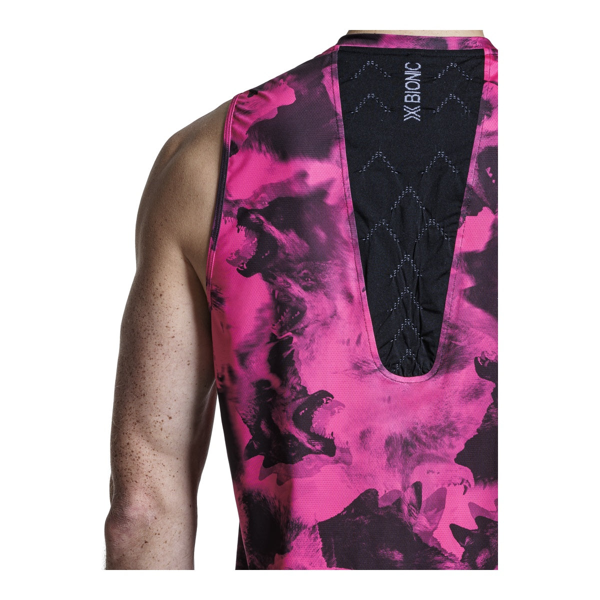 Maiou X-Bionic Corefusion Run Wolfpack/Black/Neo Pink