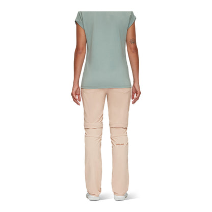 Pantaloni Femei Mammut Runbold Zip Off Savannah