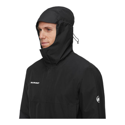 Jacheta Barbati Mammut Treeline Light HS Hooded Black
