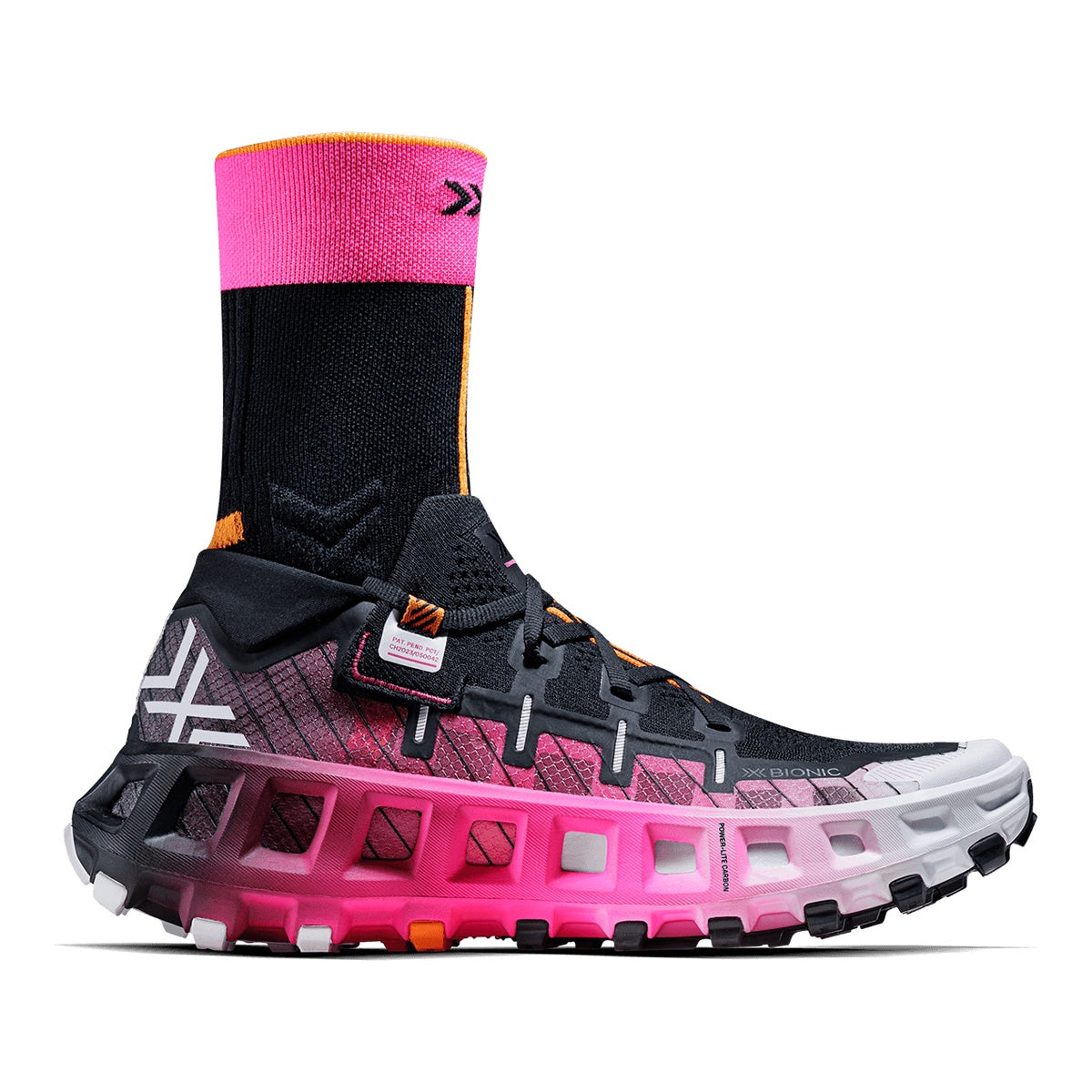 Pantofi Alergare Montana X-Bionic Terraskin X00/c X Black/X White/Fluo Pink