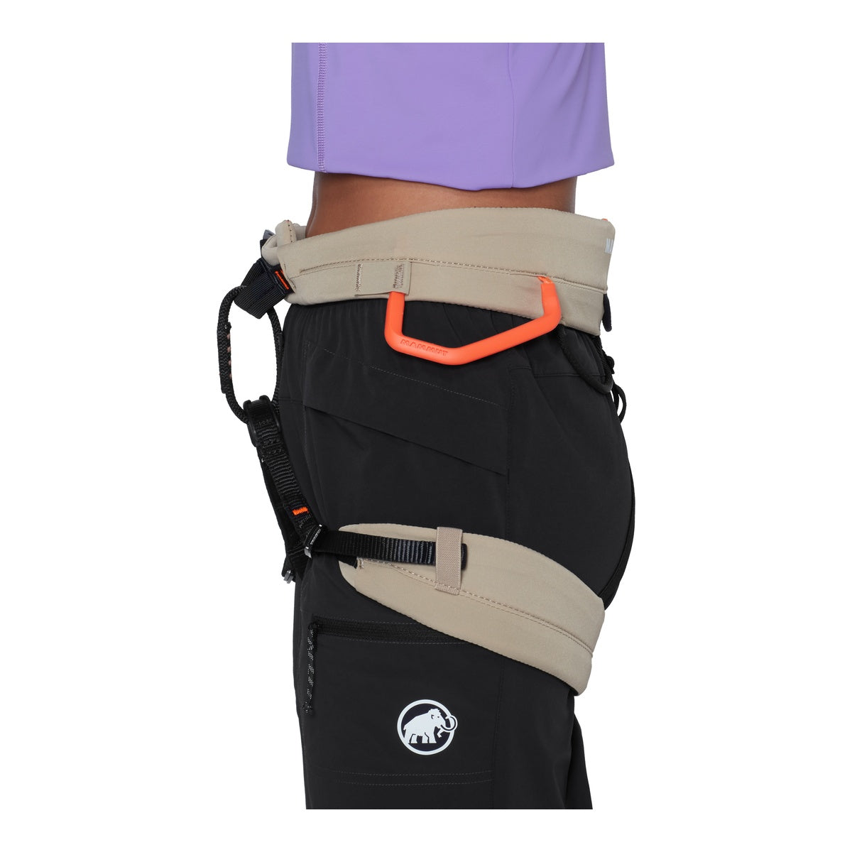 Pantaloni Femei Mammut Sender Climbing Black