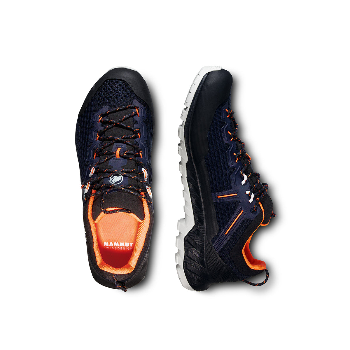 Pantofi Drumetie Femei Mammut Alnasca Knit III Low GTX Navy