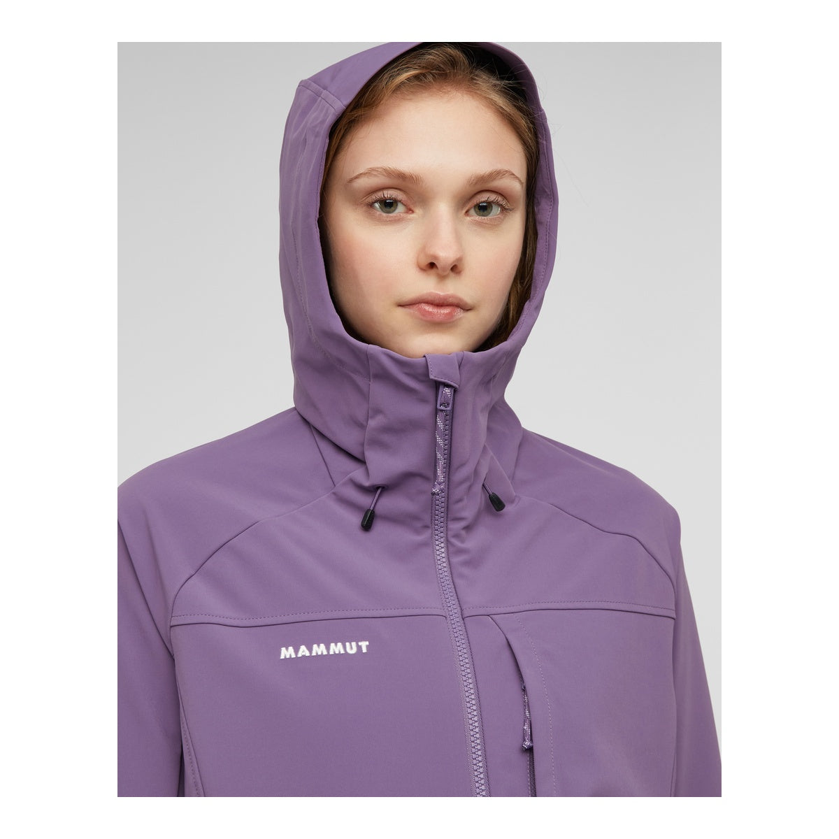 Jacheta Softshell Femei Mammut Ultimate Comfort So Hooded Paloja