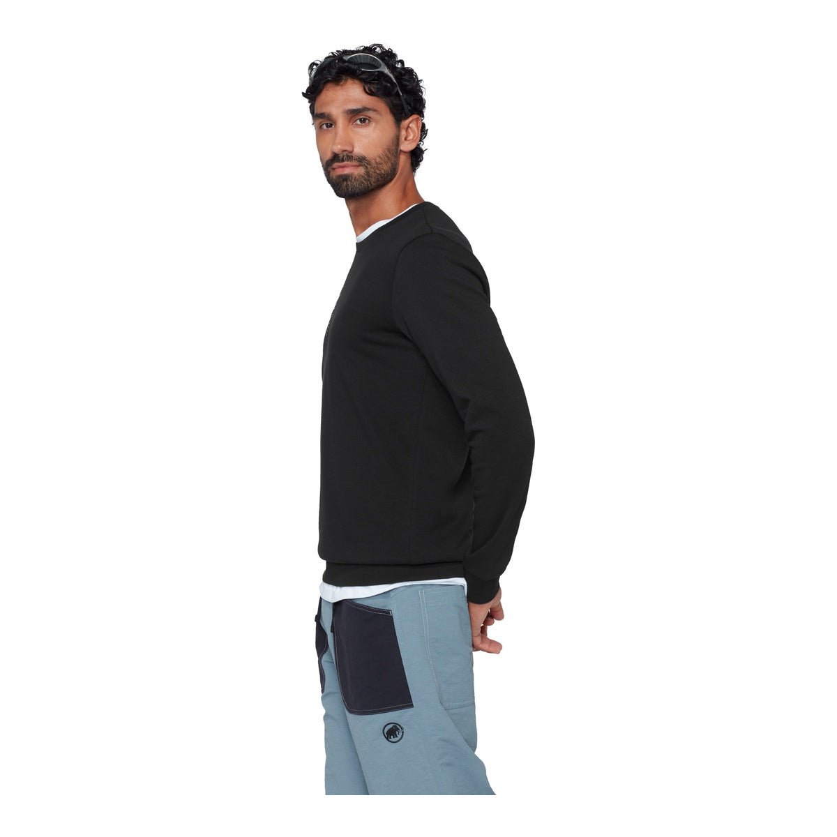 Bluza Barbati Mammut Core ML Crew Neck Vert Black