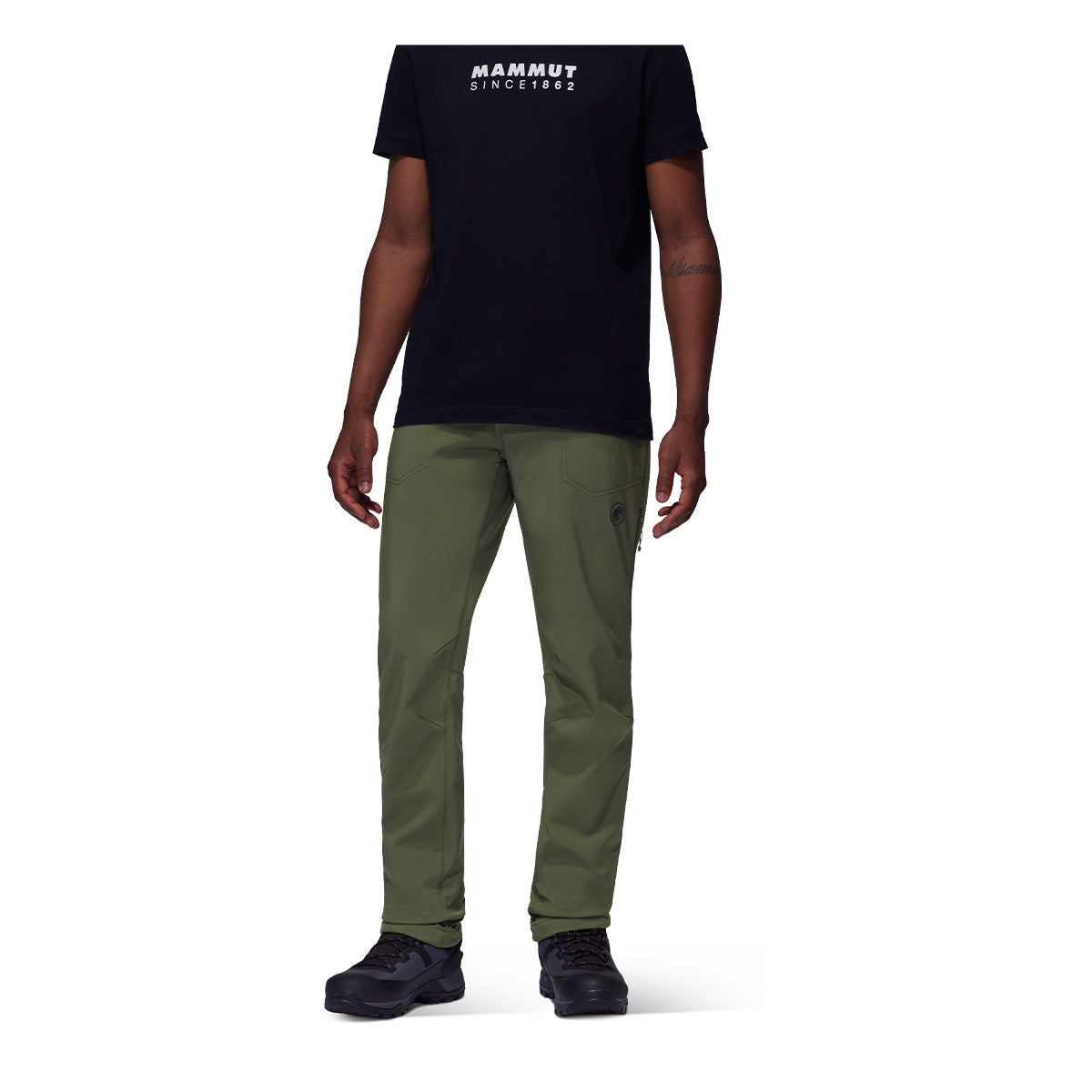 Pantaloni Barbati Mammut Runbold Winter So Dark Marsh