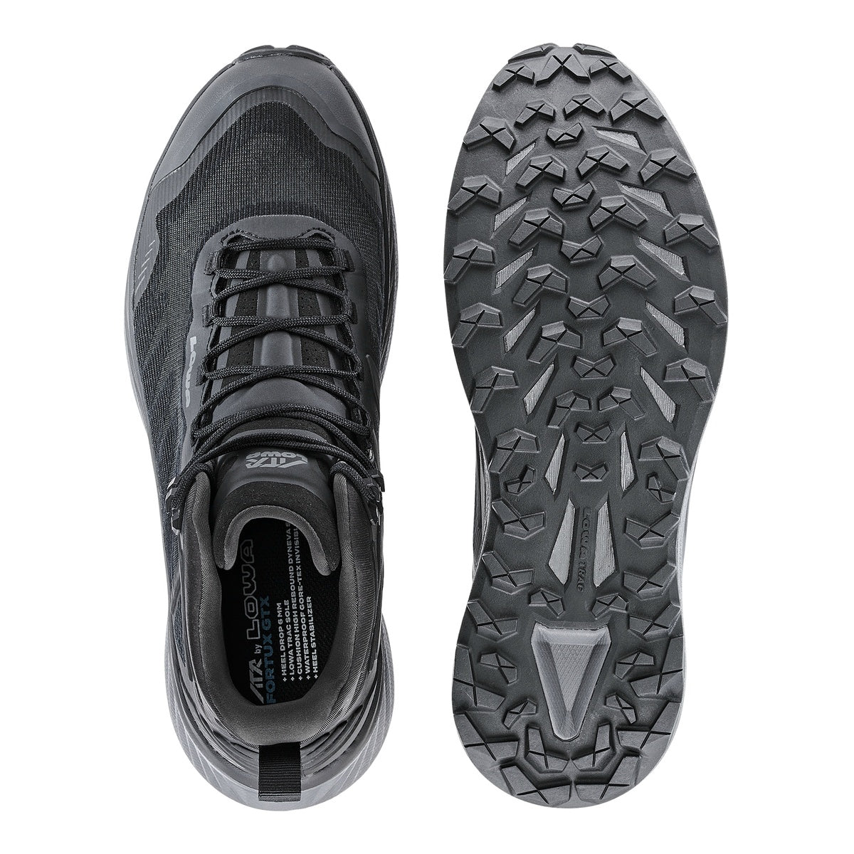 Ghete Drumetie Barbati Lowa Fortux GTX Qc Black