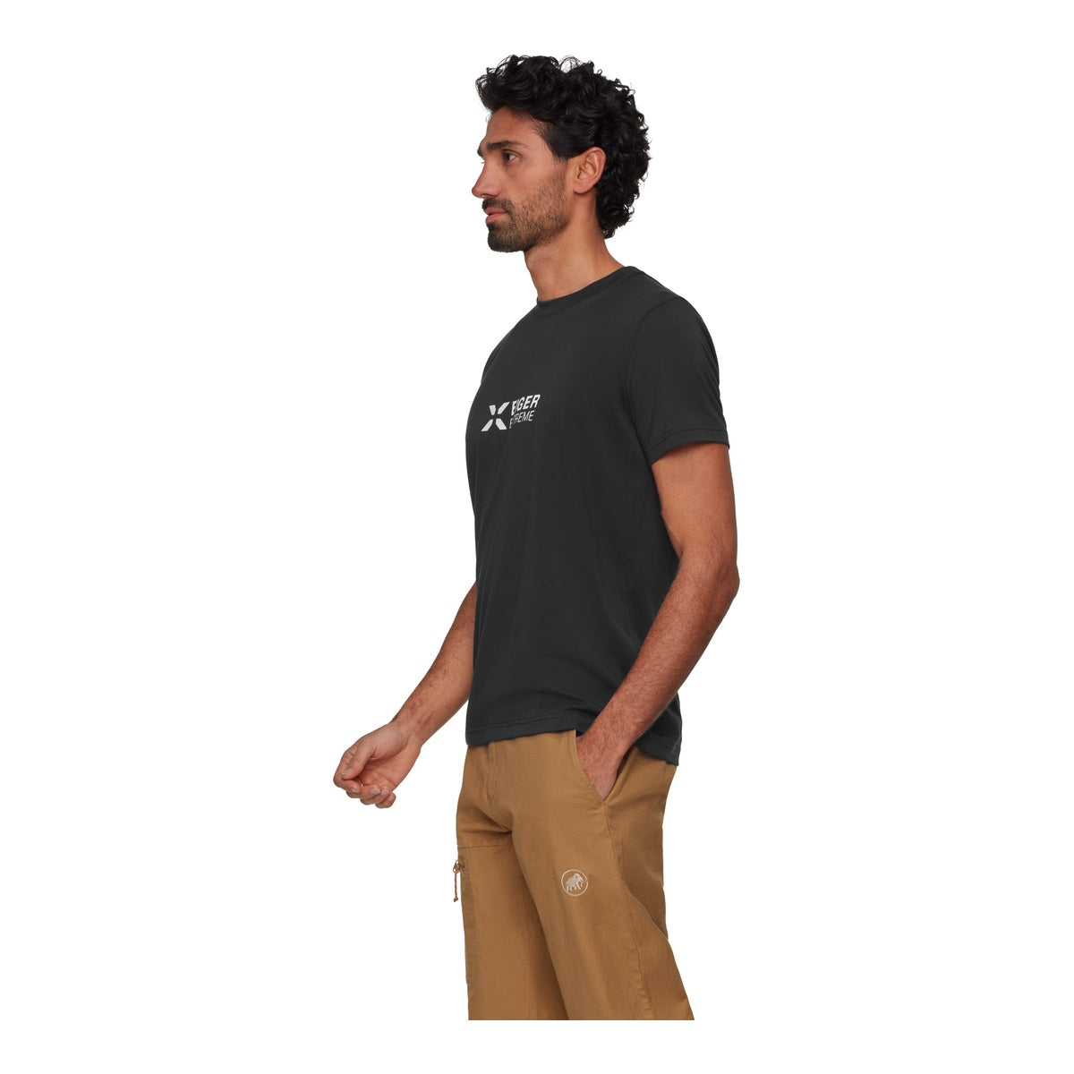 Tricou Barbati Mammut Eiger Logo Negru