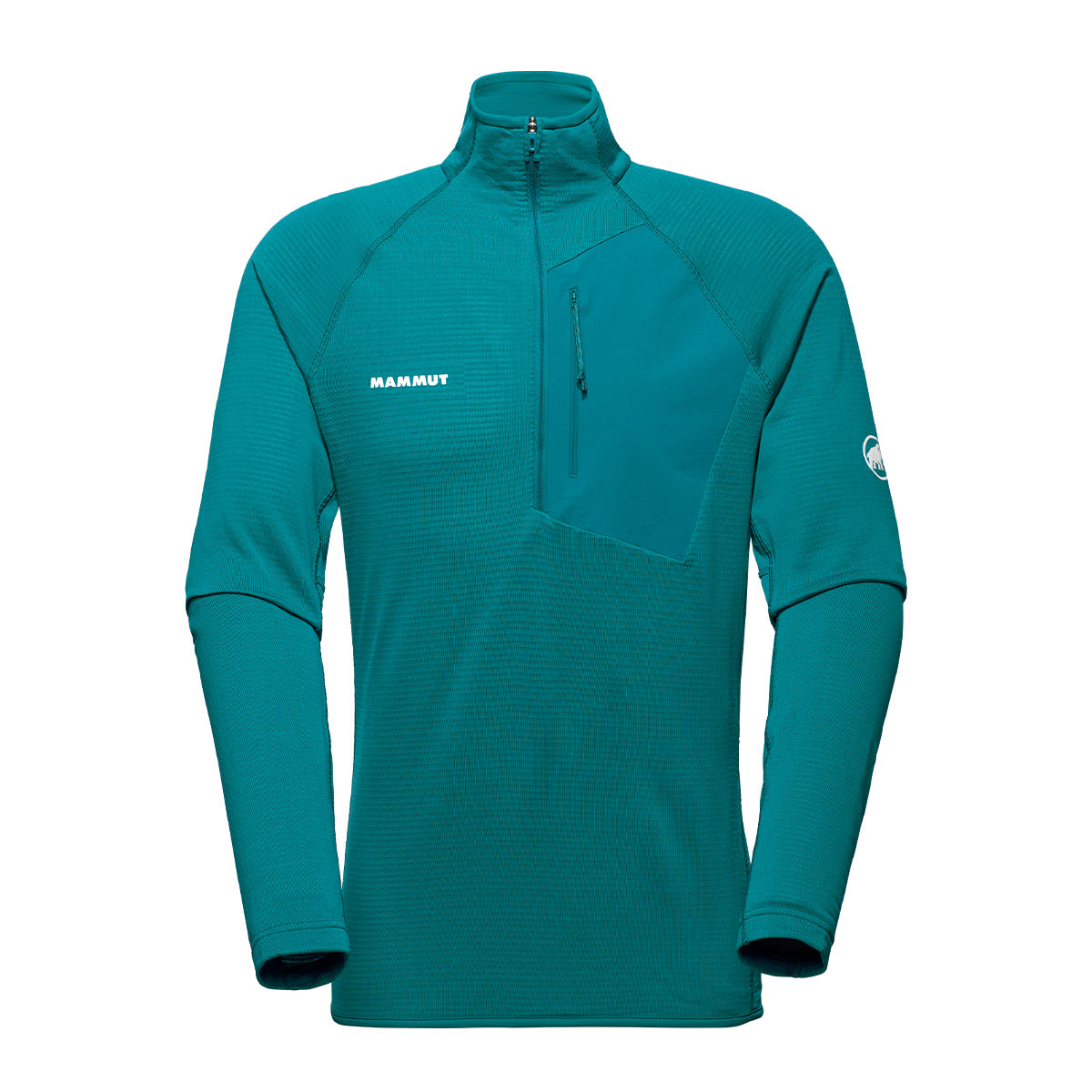 Bluza Barbati Mammut Aenergy Light Ml Half Zip Pull Deep Teal