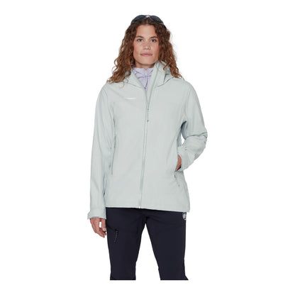 Jacheta Femei Mammut Crag HS Hooded Silver Sage