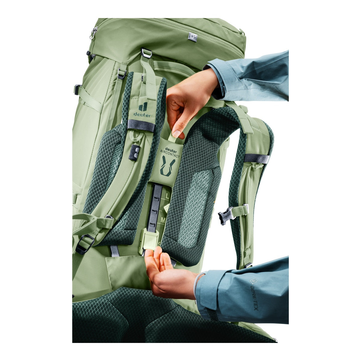 Rucsac Munte Femei Deuter Aircontact Core 55+10 SL Grove Ivy