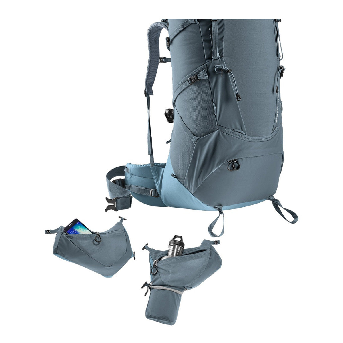 Rucsac Munte Barbati Deuter Aircontact Core 60+10 Graphite-Shale Grey