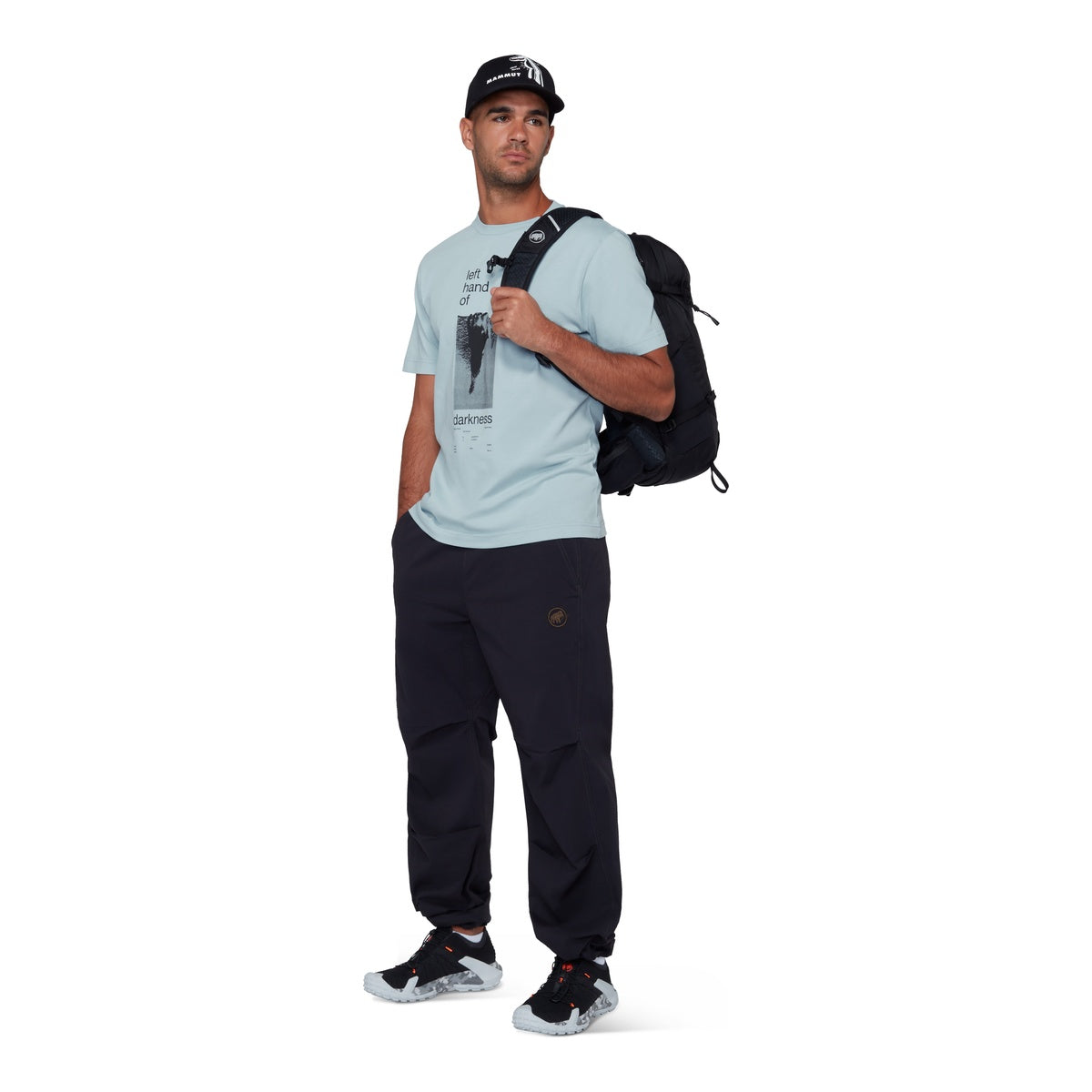 Tricou Barbati Mammut Base Hand Albastru