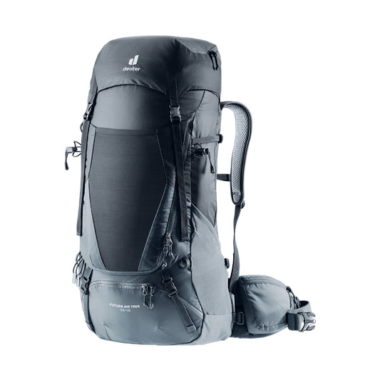 Rucsac Barbati Deuter Futura Air Trek 50+10L Black-Graphite