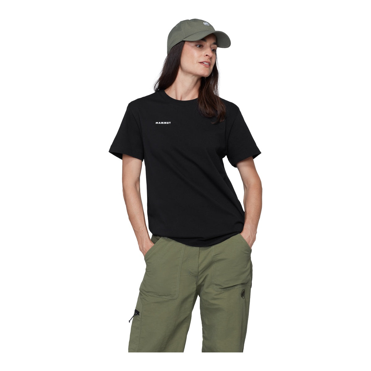 Tricou Femei Mammut Base Mini Logo Negru