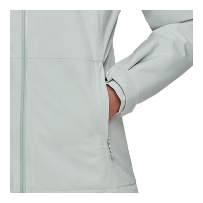 Jacheta Femei Mammut Linard Hs Thermo Hooded Silver Sage