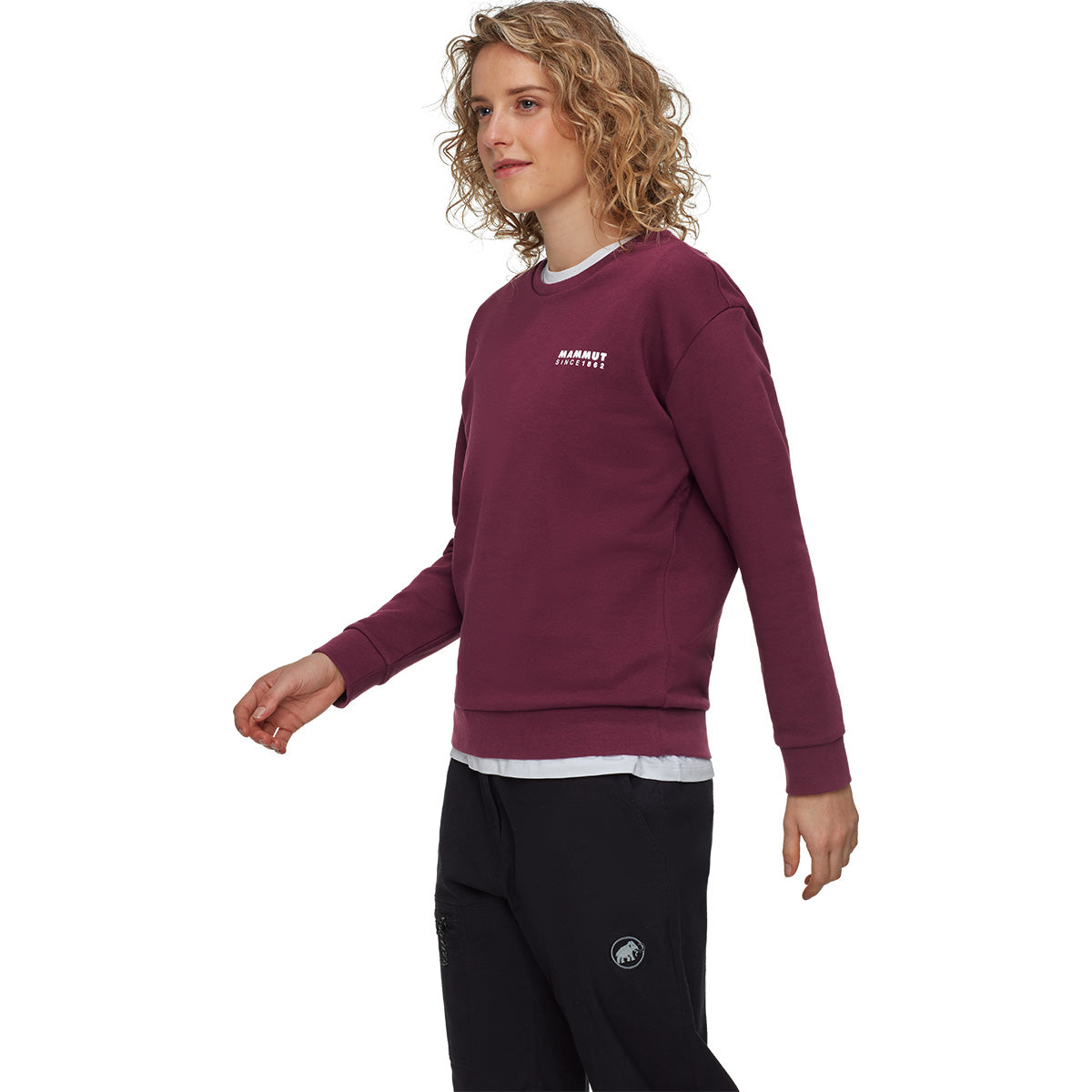 Hanorac Femei Mammut Core ML Crew Neck 1862 Vin