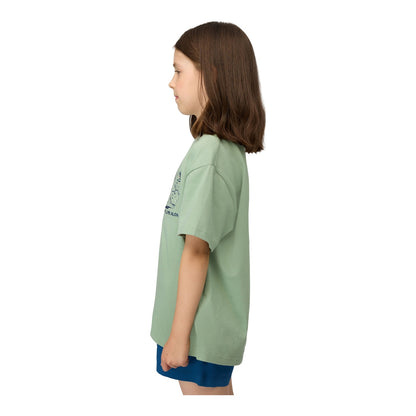 Tricou Copii Mammut Base Climbing Verde