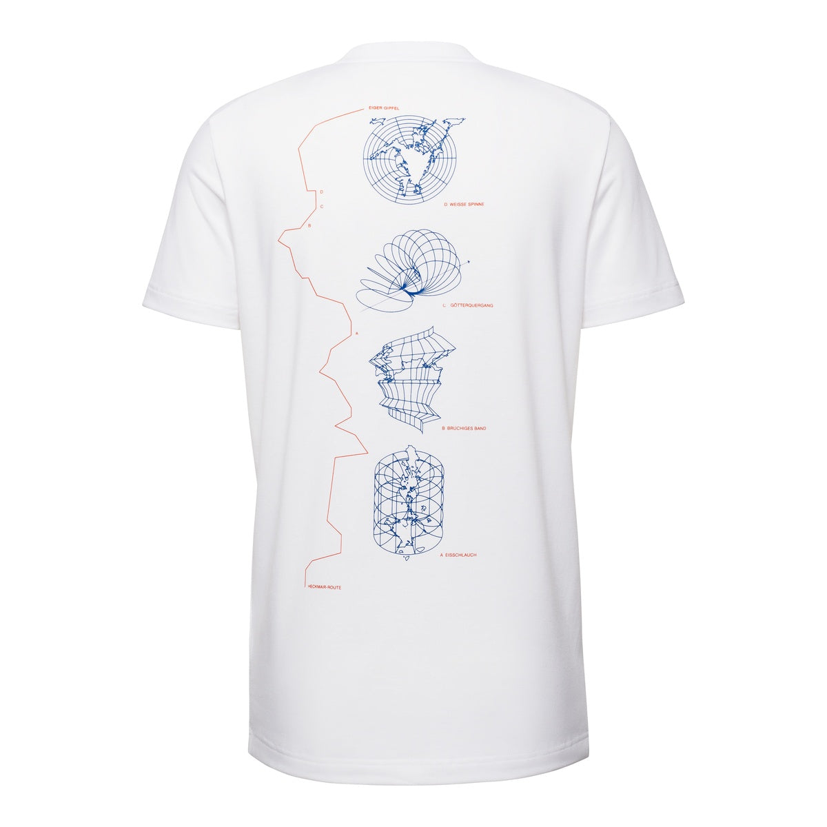 Tricou Barbati Mammut Eiger White