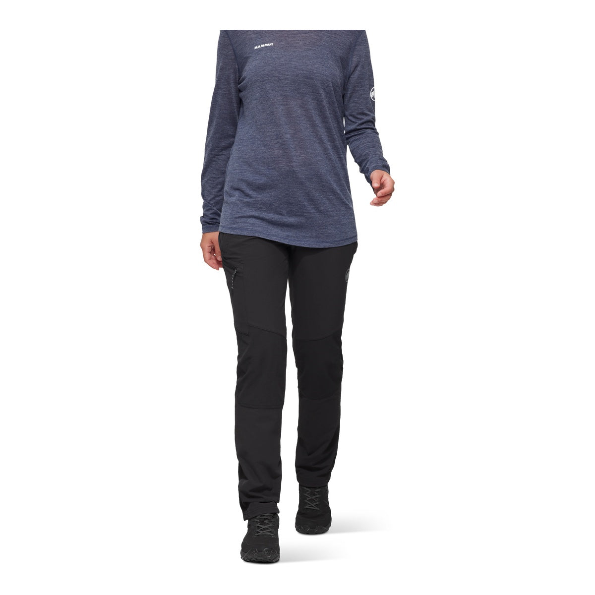 Pantaloni Softshell Femei Mammut Runbold Guide SO Black